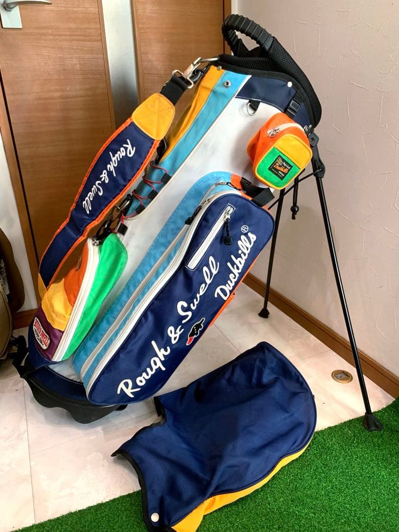 希少　完売　rough&swell ラフアンドスウェル　スタンド　キャディバッグ 送料無料 完売 良品 rough&swell ラフアンドスウェル スタンド