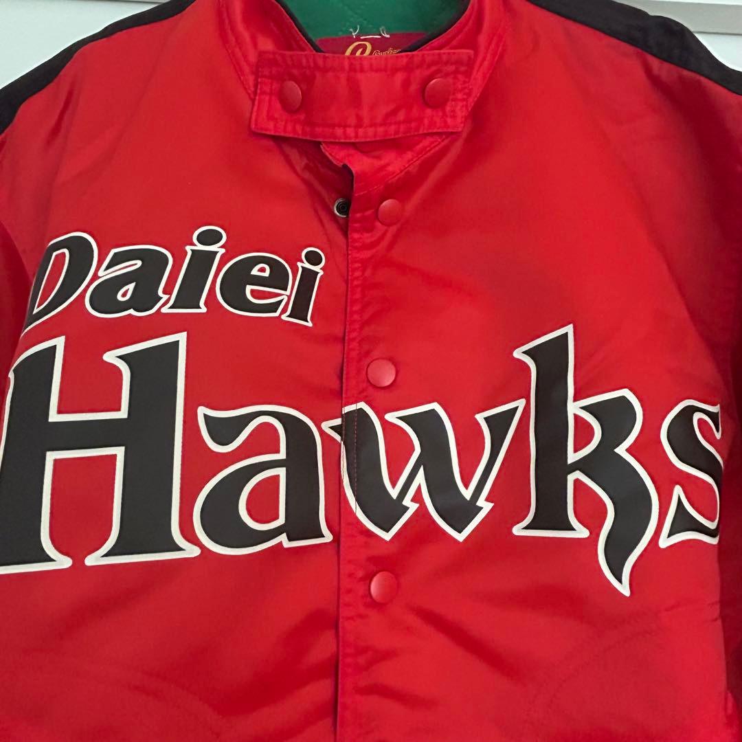 美品・希少品】Daiei Hawks ダイエイホークス ジャケット レッド L