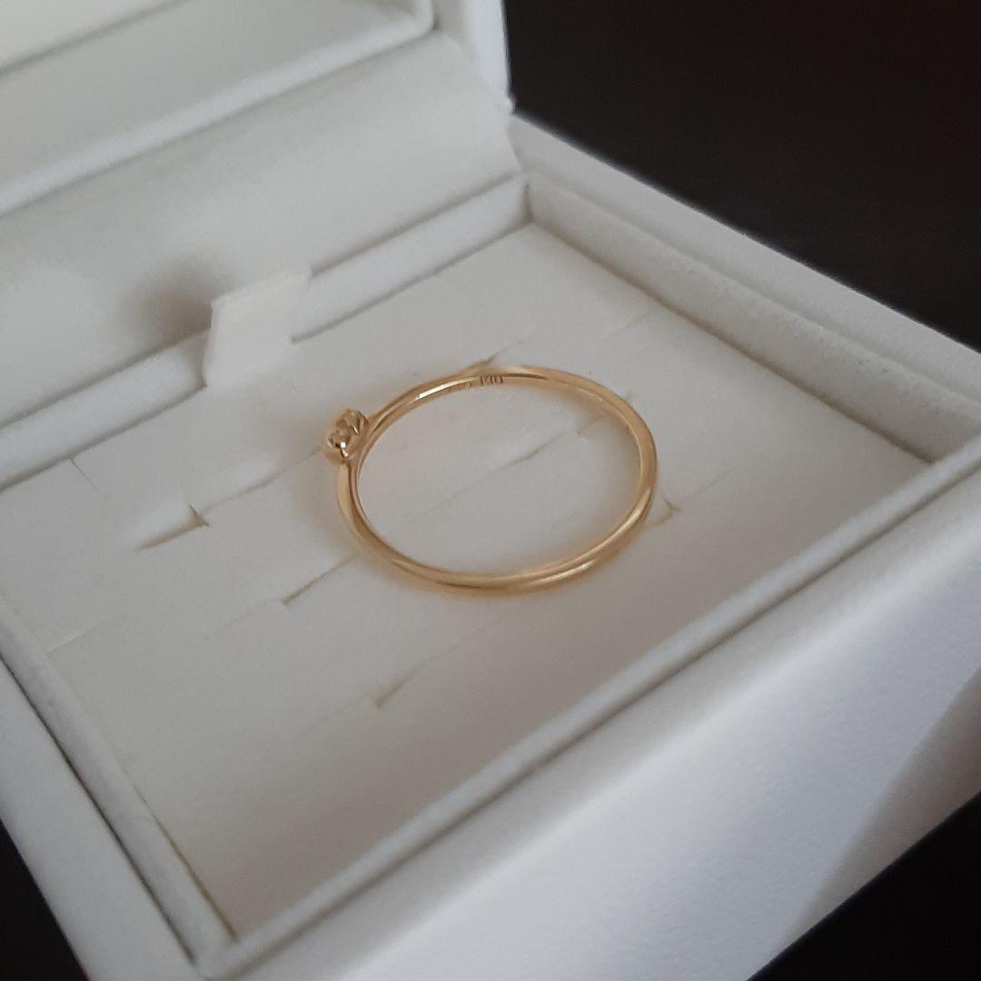 ete k18 プチハートリング 9号 - メルカリ