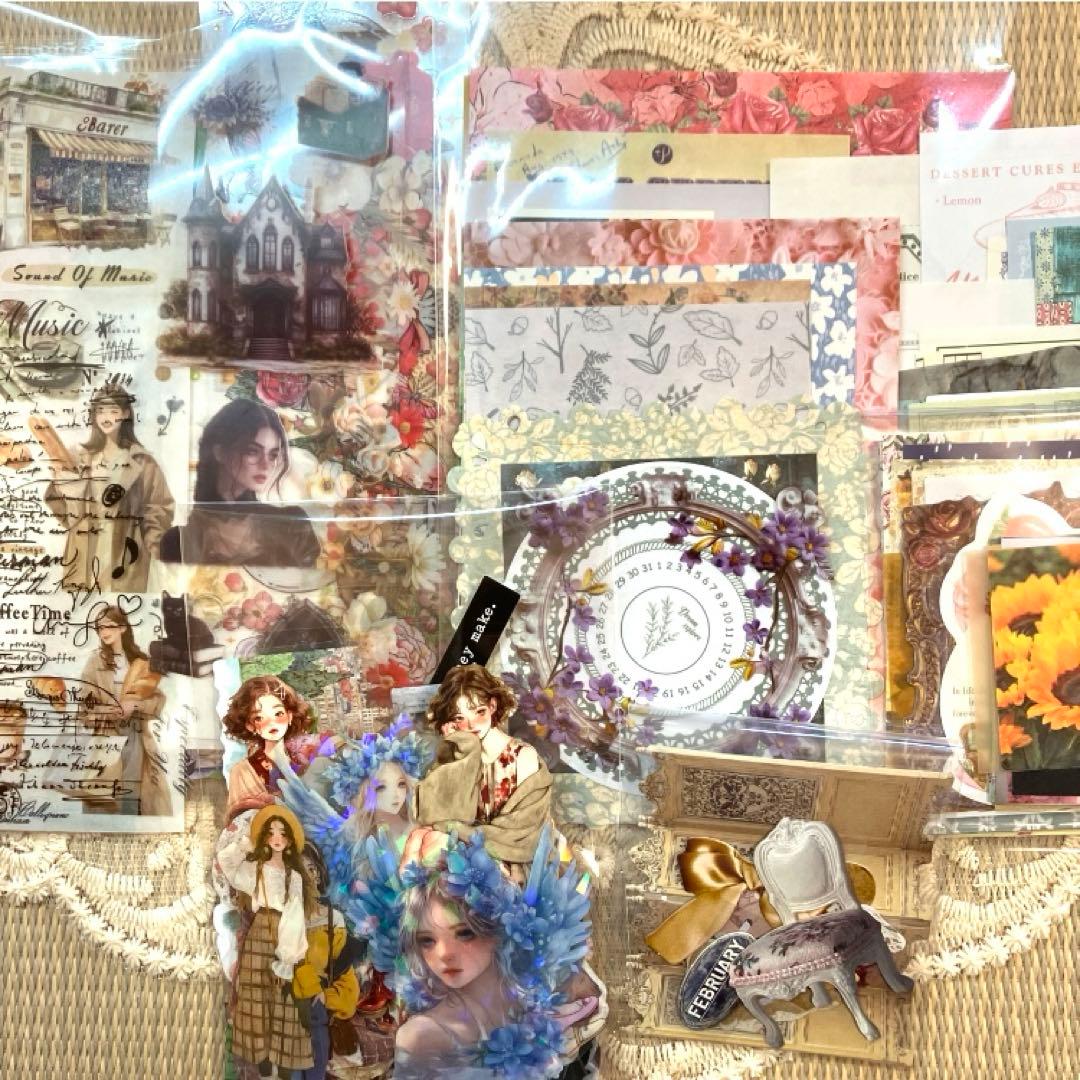 コラージュ素材 300点 おすそ分け まとめ売り - メルカリ