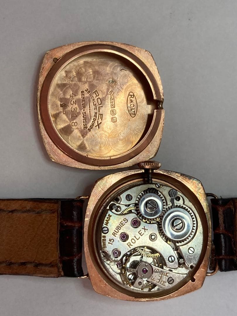 zinzin ロレックス 1930年代 金無垢 メンズ29mm希少 アンティーク