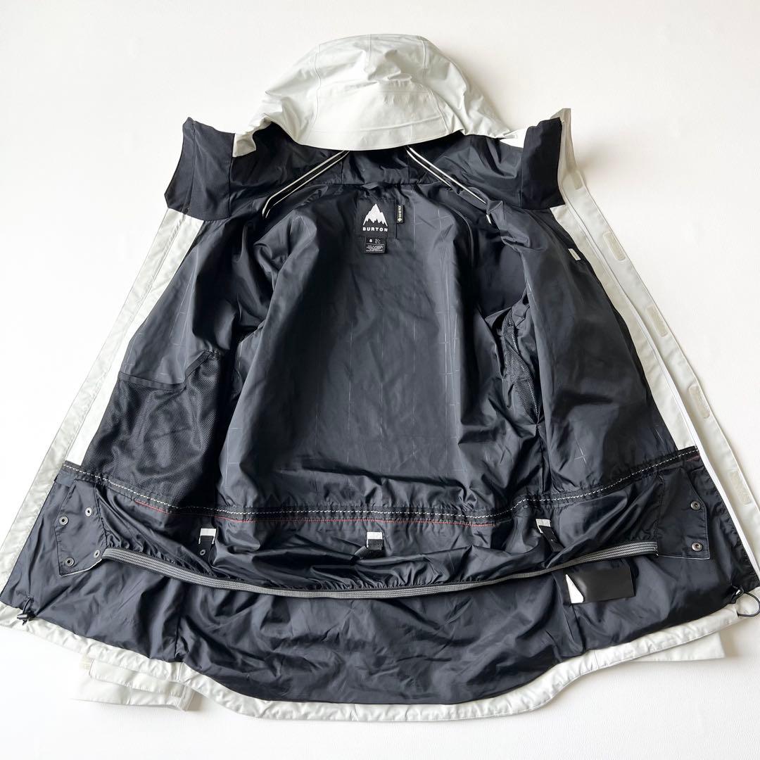 3256 バートン ジャケット ゴアテックス パウライン 白 グレー 近年