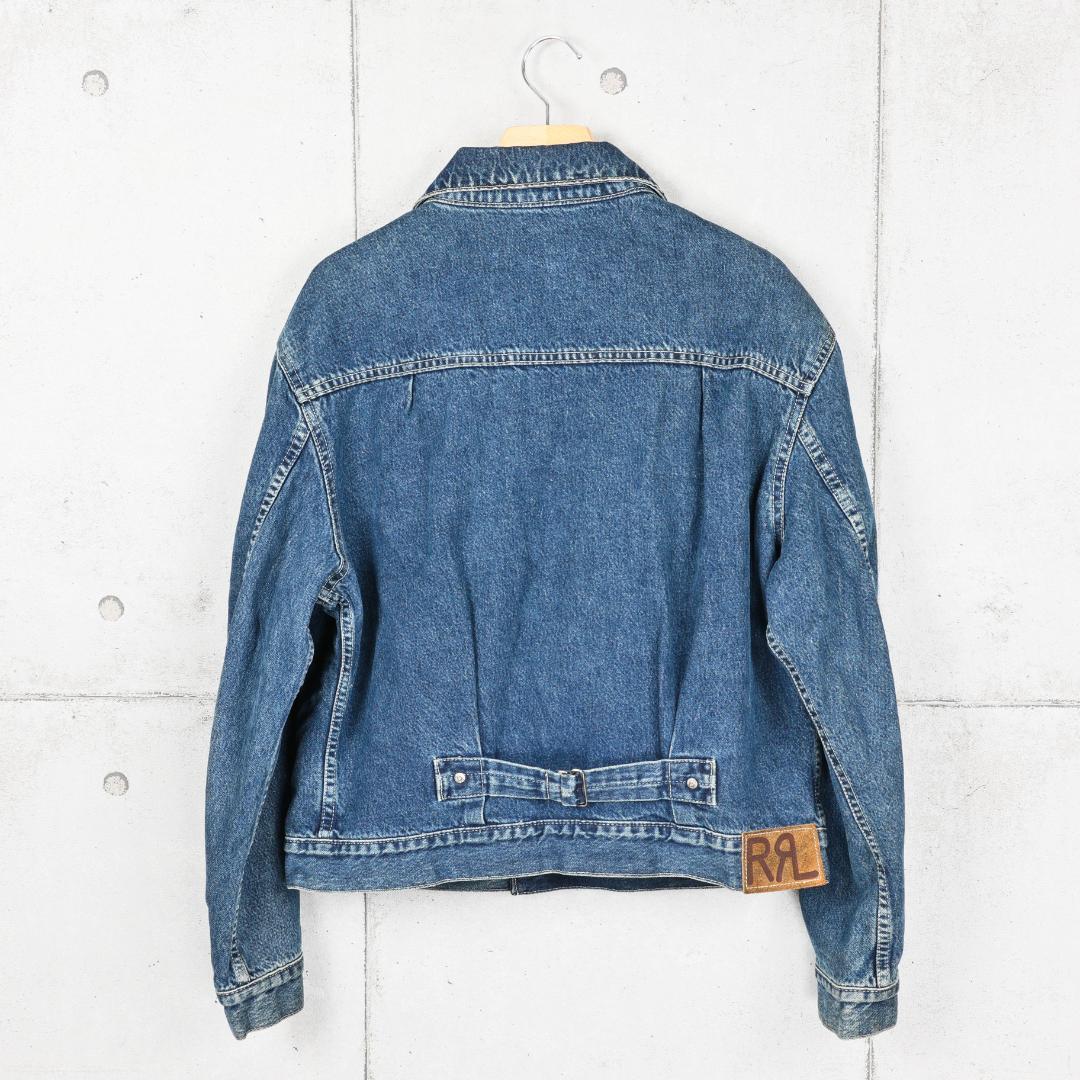 初期 RRL 90's アメリカ製 ライナー付き デニムジャケット ブ