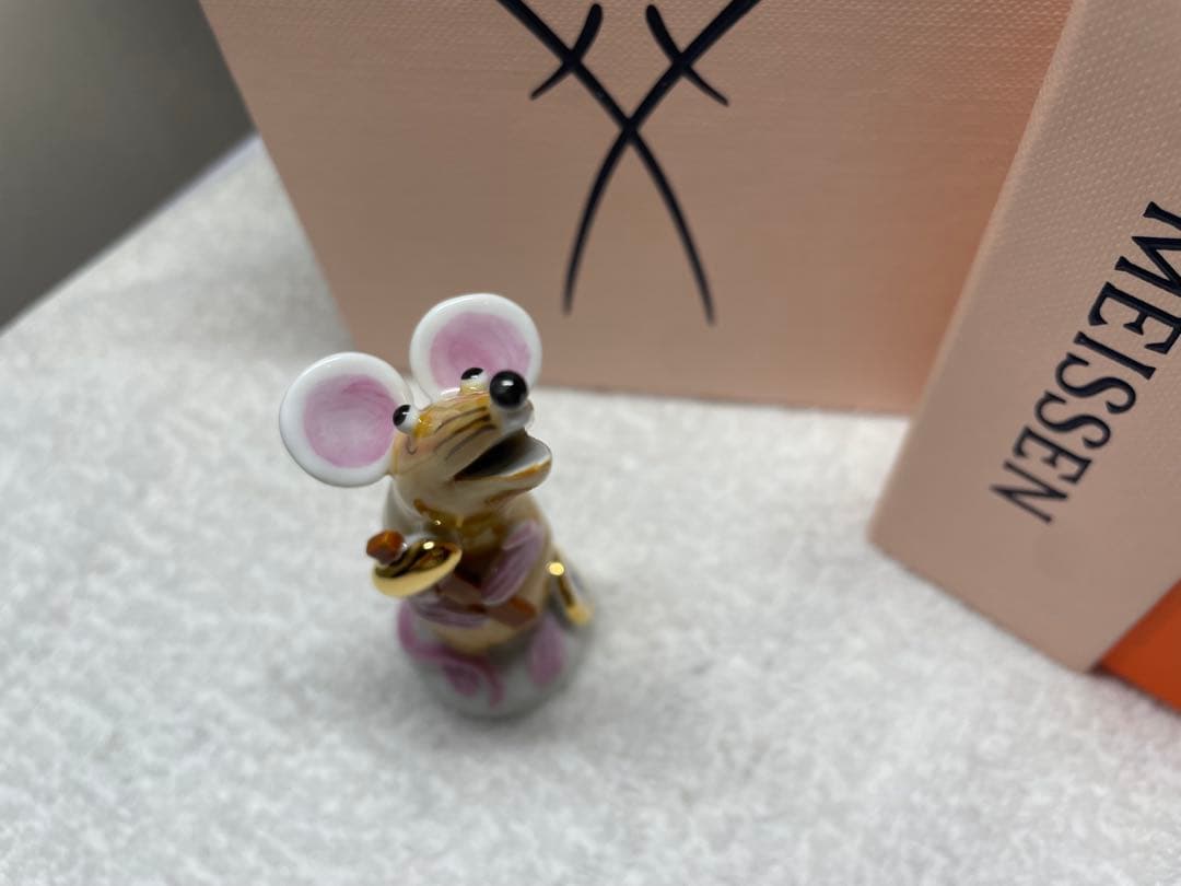 新 モデル家具・インテリア - マイセン 干支 ネズミ 金の小槌 Q113196862