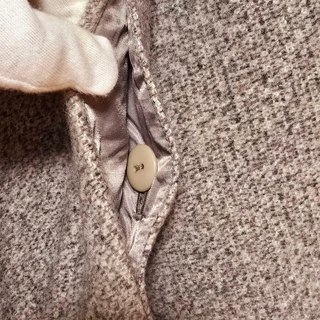 最高級 RES RALIQUE カシミヤ100% ミンクファー付 ロングコート - メルカリ