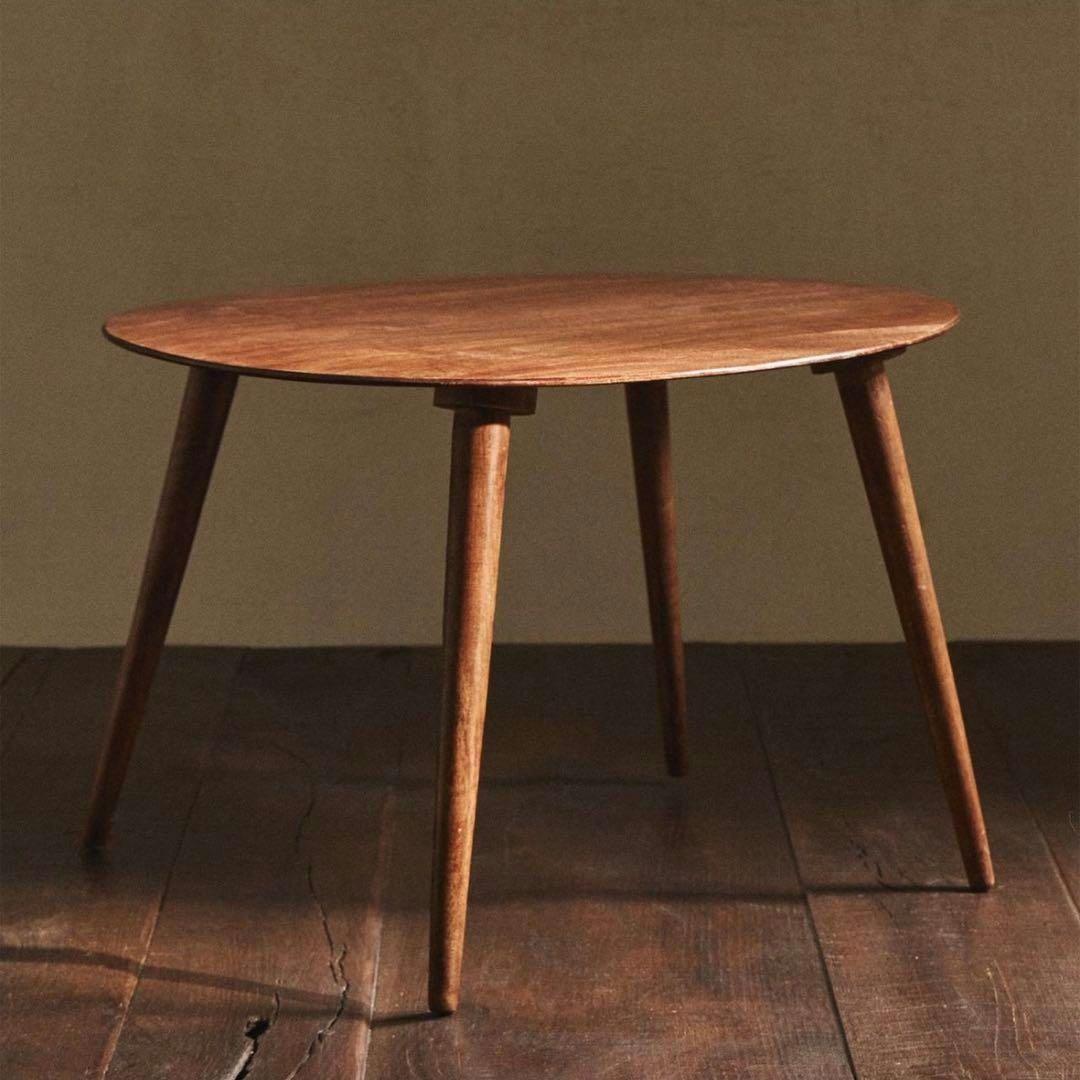 ZARA  ザラホーム ベベル ウッドテーブル 70 x 46 x 60 ZARAHOME ベベル ウッドテーブル 中 - メルカリ