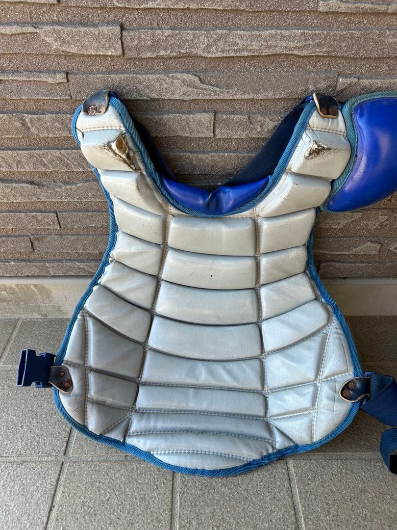 SSK】軟式プロテクター＆レガーズセット ブルー 少年用 ソフトボール