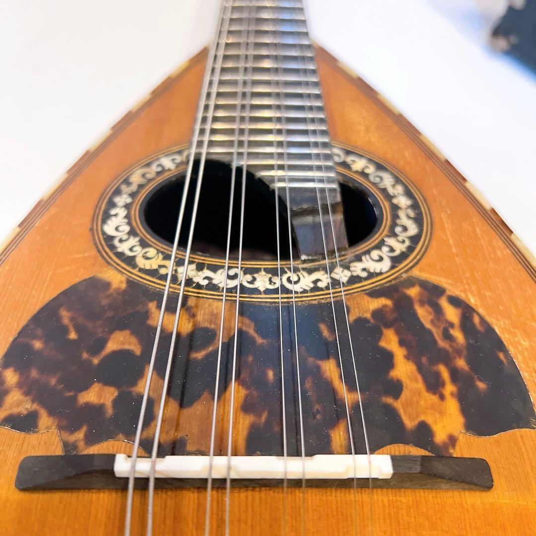 希少NAPOLI マンドリン 1890年代 インレイ ARTURO FARINI