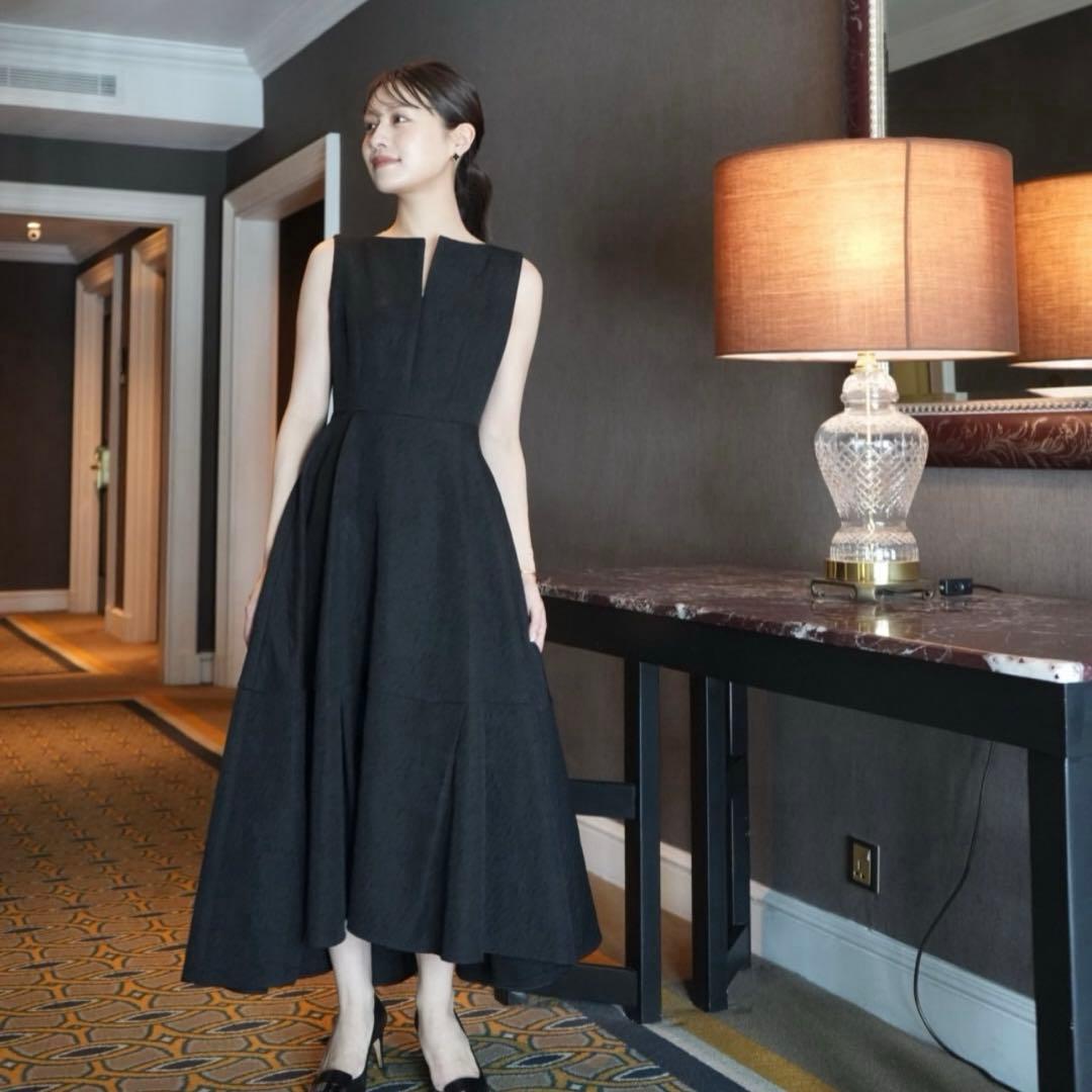 新品 L'AUBE BLANC Keyneck Jacquard Dress - メルカリ