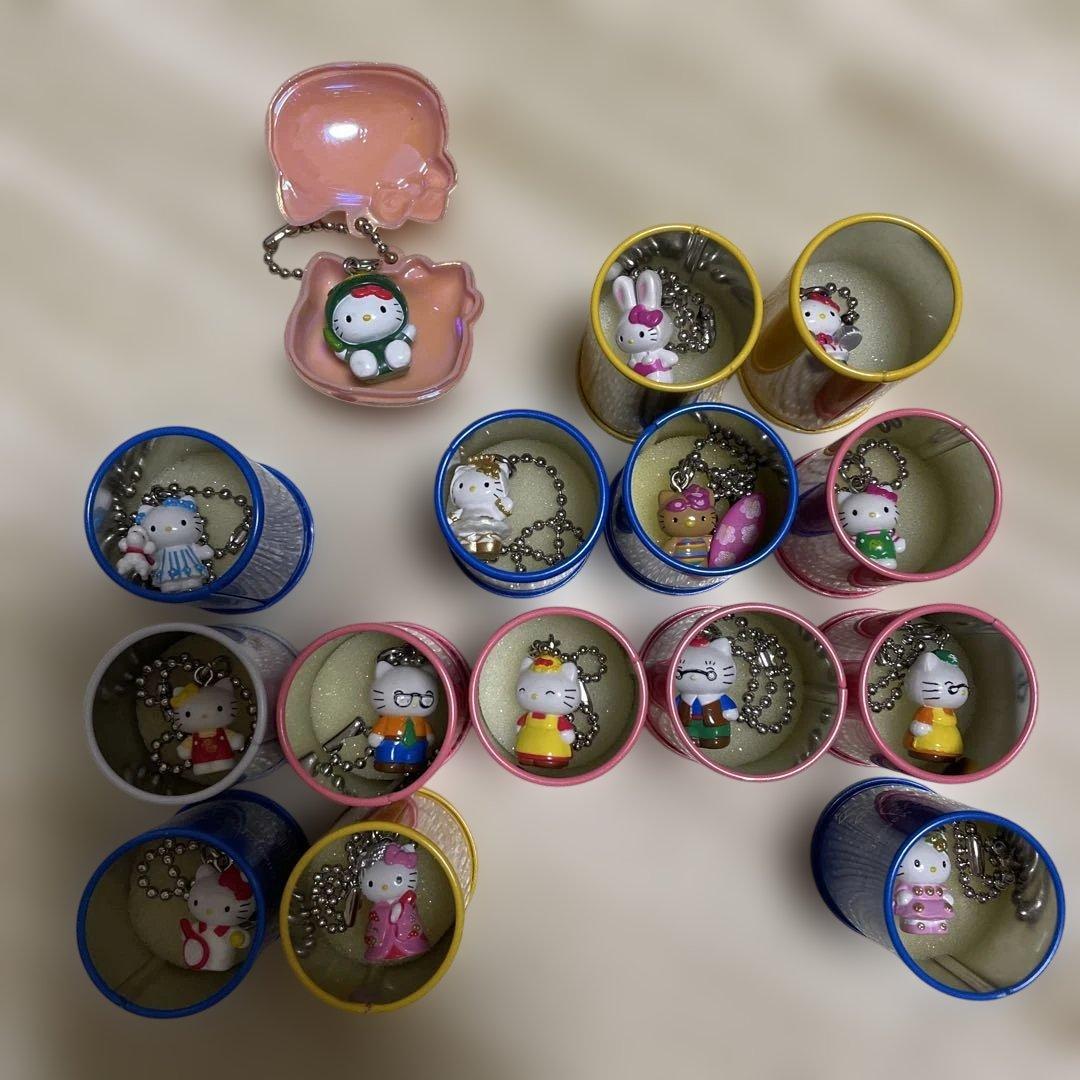 d*9様 ハローキティ　コレクターズマスコット　15個 サンリオ ハローキティ マスコットコレクション アニマル ピンク