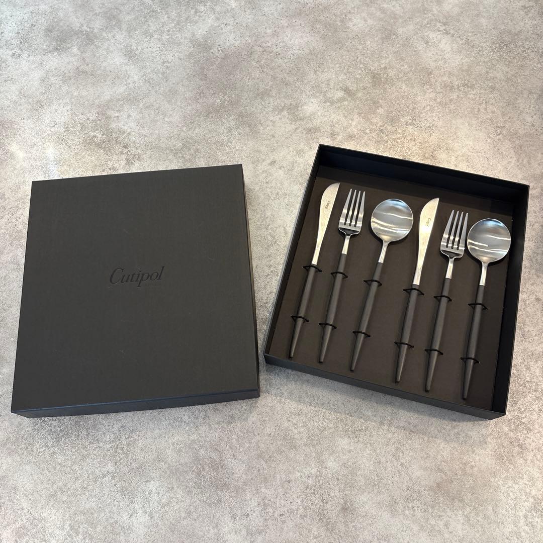 【正規・未使用品】Cutipol カトラリーセット Cutipol（クチポール） 正規品 カトラリーセット GOA デザート 6点