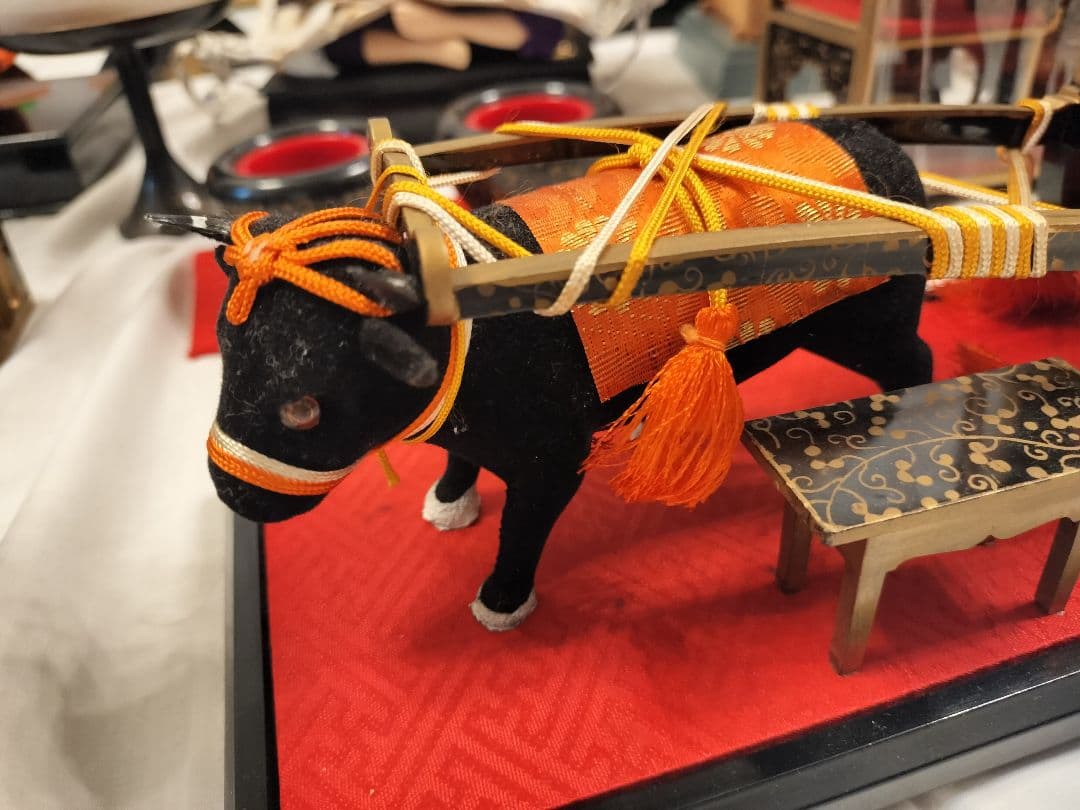 【配送無料】ひな人形　豊龍　桃花雛　七段飾用　昭和