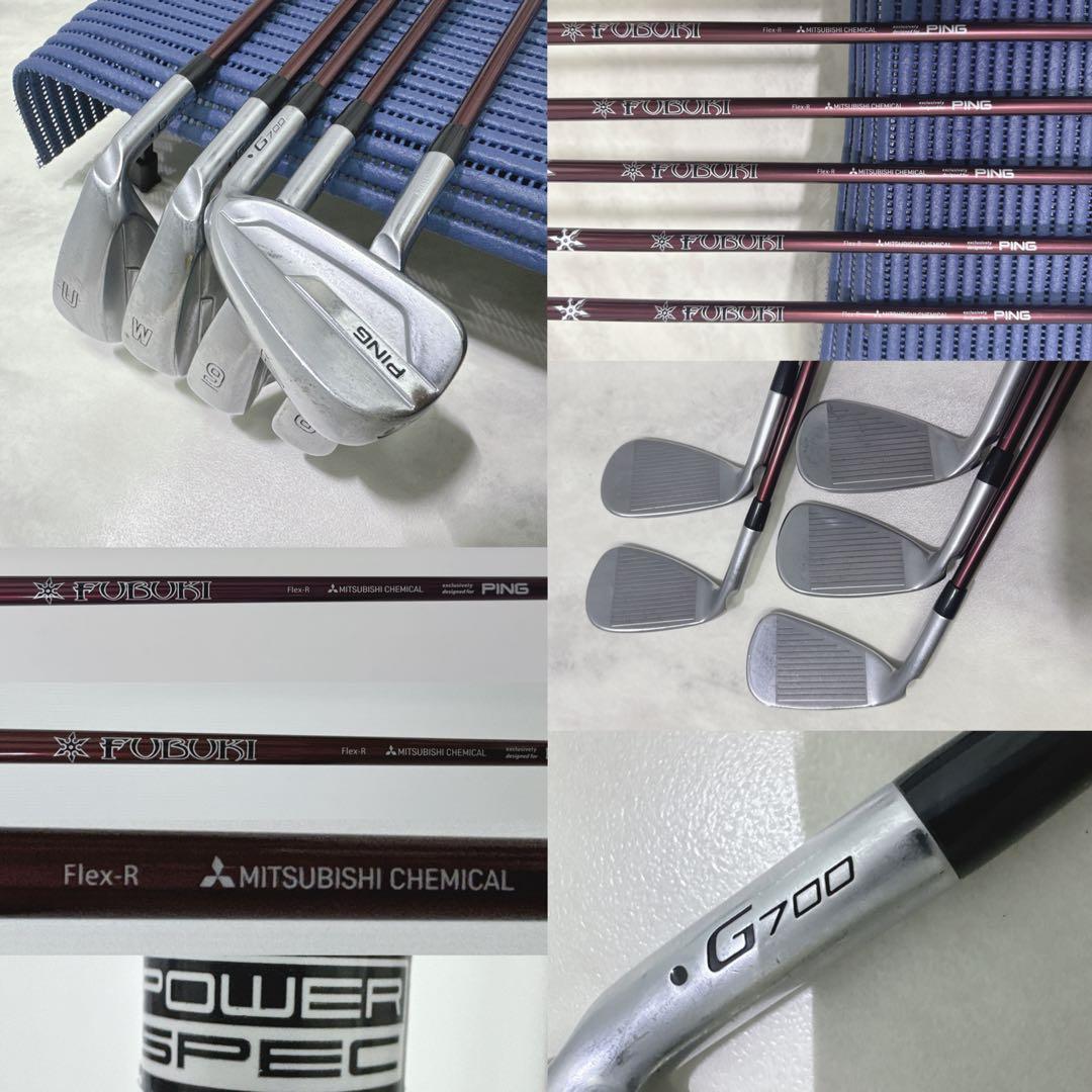 新品グリップ 8本クラブフルセット PING G425 G410 G700 右 PING