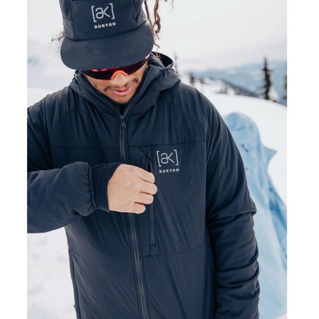 BURTON ak ヘリウムフーデッドジャケット　インサレーテッド　ブラック　M メンズ Burton [ak] ヘリウム フーデッド インサレーテッド ジャケット