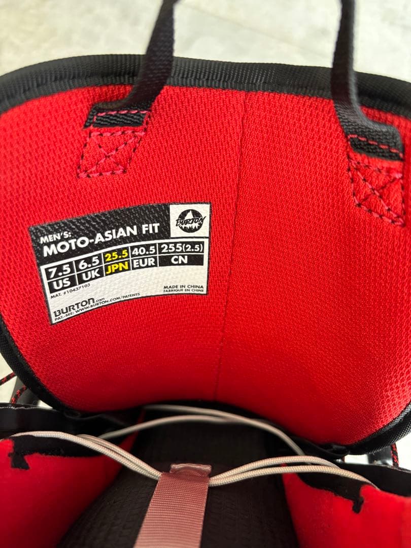 Burton Moto-Asian Fit スノーボードブーツ 7.5US