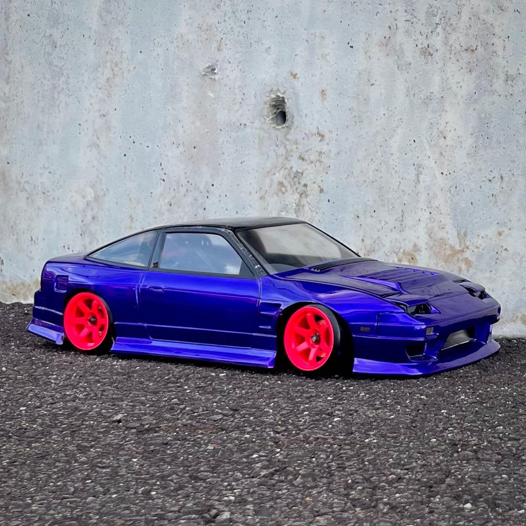 D1ライツ練習機風」180SX 1/10 ラジコン ボディ ドリフト 完成品の通販