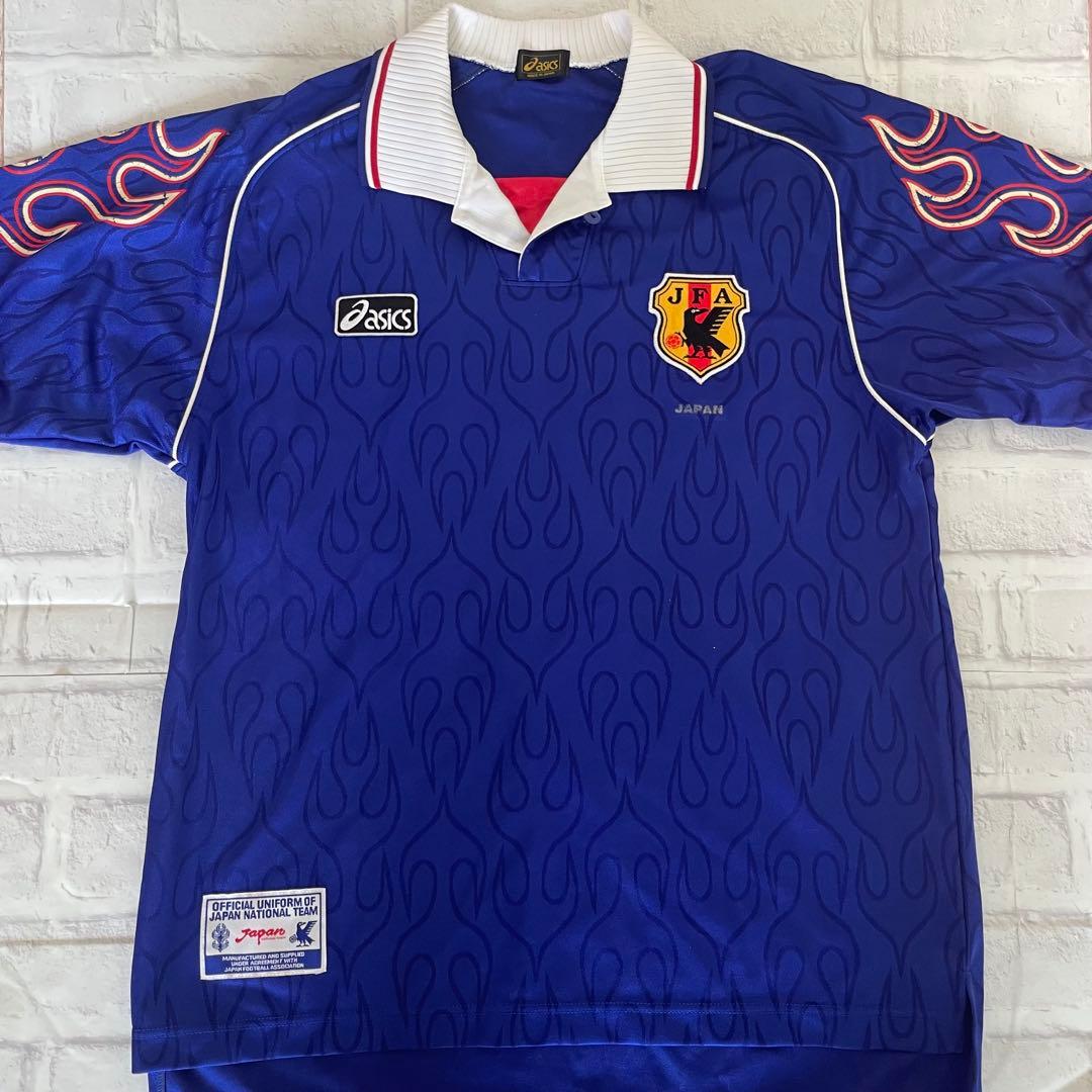 1998年 フランスW杯 asics 日本代表 サッカーシャツ ユニフォーム
