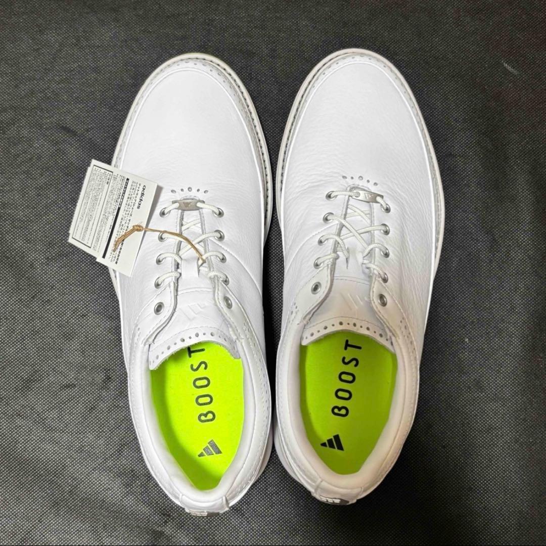 27.5cm adidas Golf MC80 ゴルフシューズ ID4748 白