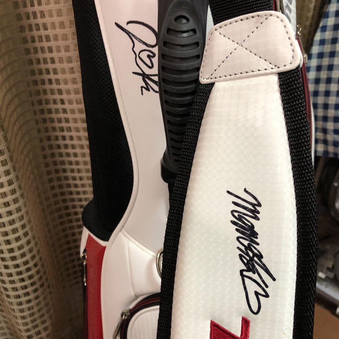 渋野日向子サイン入りキャディバッグ - メルカリ