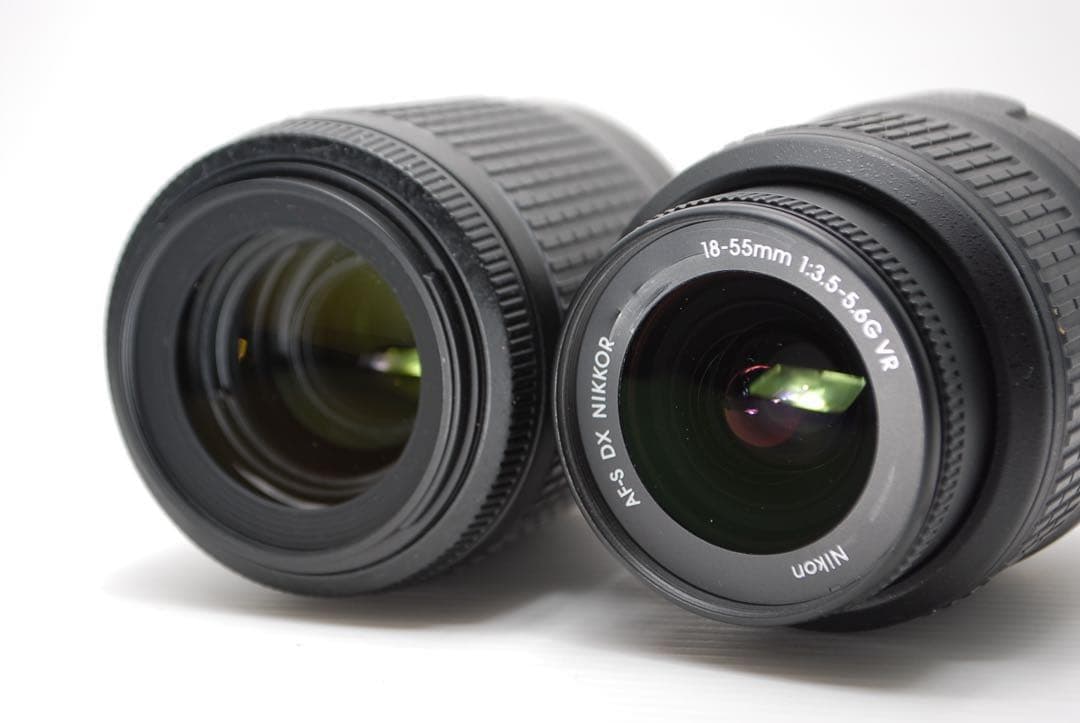 ❤️カメラ入門モデル❤️Nikon D5000 ダブルレンズセット手ぶれ補正付き