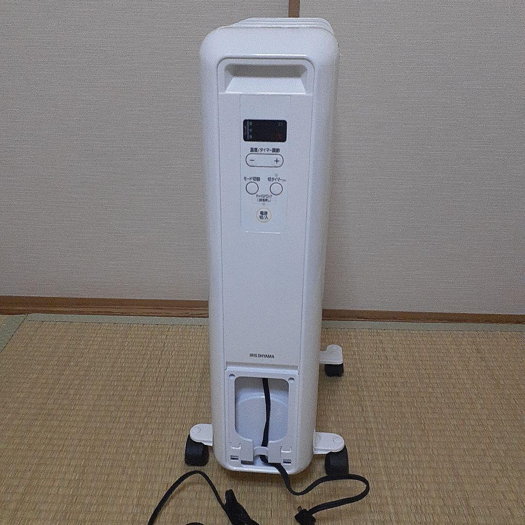 オイルヒーター IWH2-1208M-W 1200W Amazon | アイリスオーヤマ(IRIS OHYAMA) オイルヒーター 8畳 ウェーブ