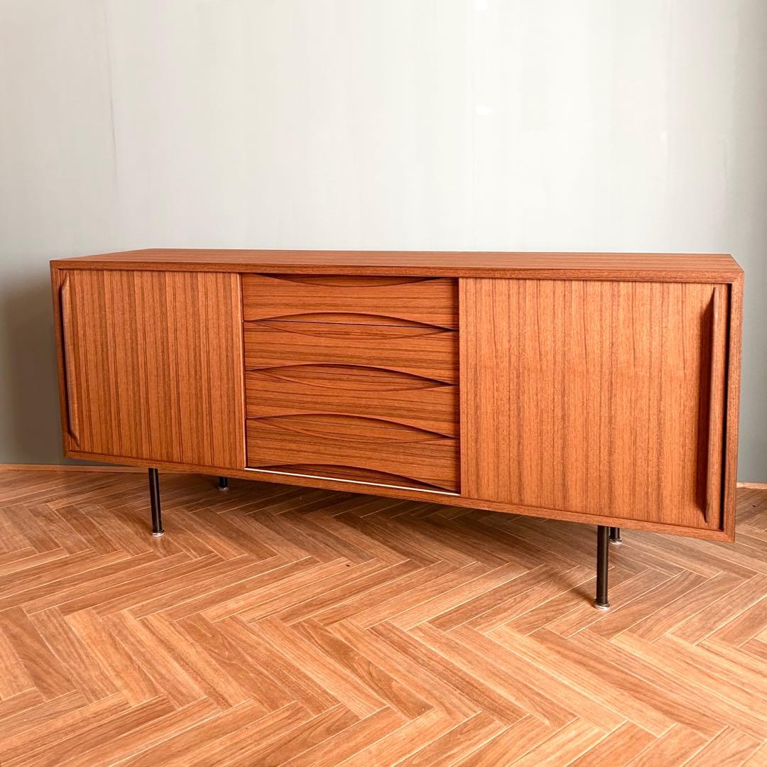 じ*☆様 チーク サイドボード チェスト 北欧 ミッドセンチュリー