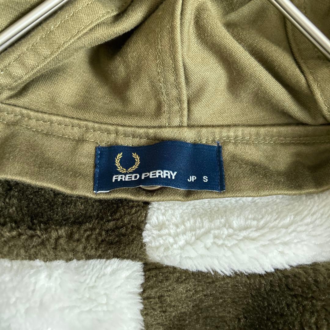 美品⁂フレッドペリー⁂モッズコート ブロックチェックボアライナー