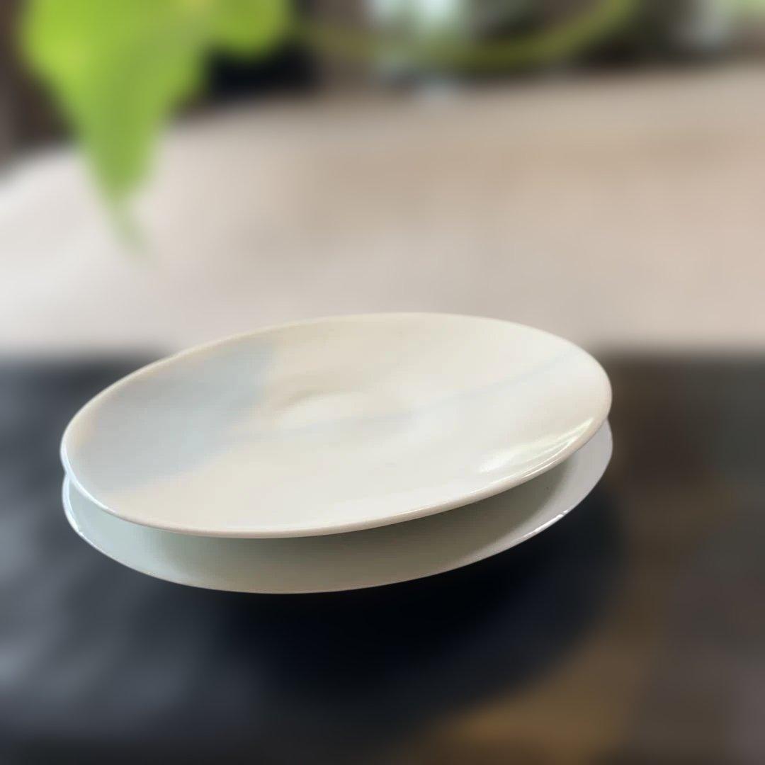 黒田泰蔵 白磁 小皿 銘々皿 希少 美品 プレート オブジェ