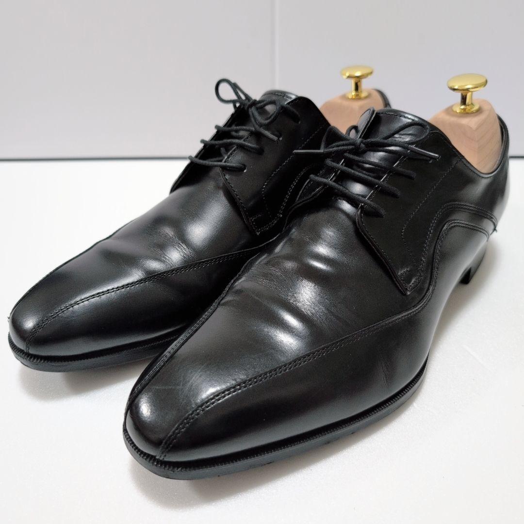 良品】リーガル スワールトゥ ビジネスシューズ 26AL ブラック 25.0