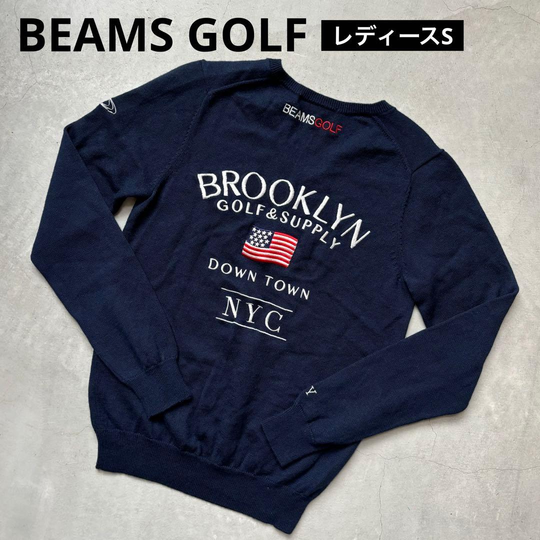 BEAMS GOLF ビームスゴルフ パープルレーベル 長袖ニットセーター S BEAMS GOLF（ビームス ゴルフ） ニット セーター 「防風/伸縮性
