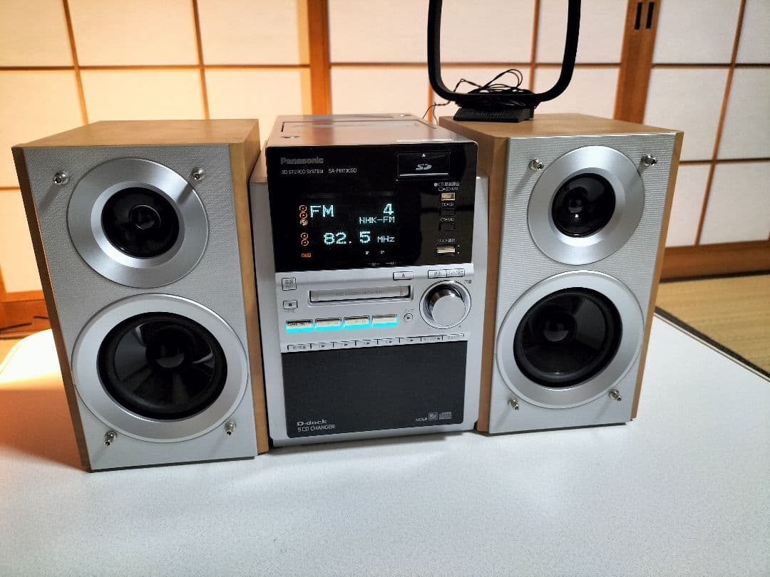 panasonicミニコンポSA-PM730SD リモコン取扱い説明書付 概要 SDステレオシステム SC-PM730SD | ミニコンポ／スピーカー