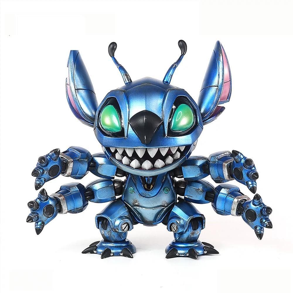 ⭐Disney【Stitchフィギュア】メカニカルスティッチ⭐MORSTORM⭐ MORSTORM ART TOYS Disney Stitch Mechanical Figure Toy H15cm New | eBay