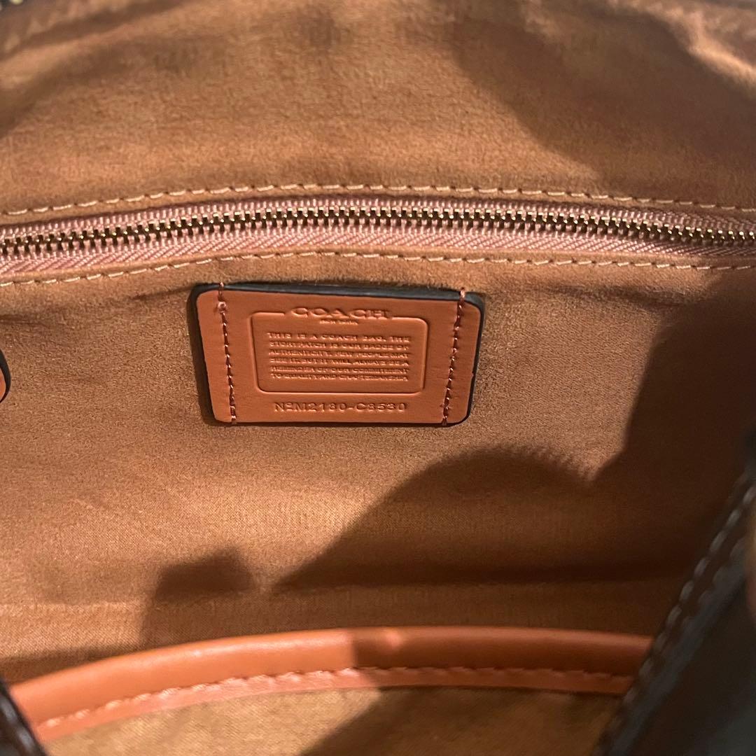 極美品】COACH ルビーサッチェル ミニボストン 2way ショルダー 黒