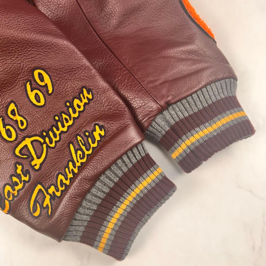 3L 新品タグ付き✨ フランクリンマーシャル スタジャン デカワッペン