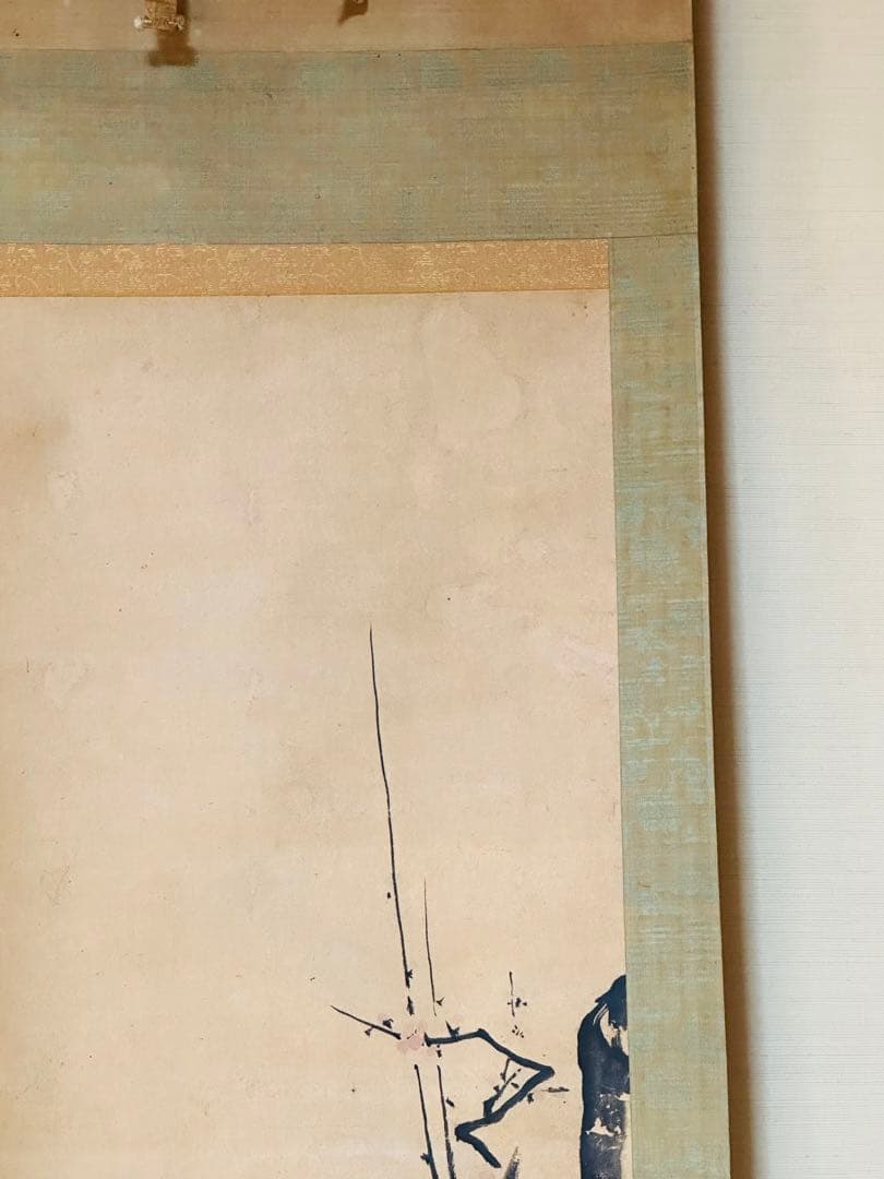 晴川庄眼 養信筆 梅と鶴の図 - メルカリ