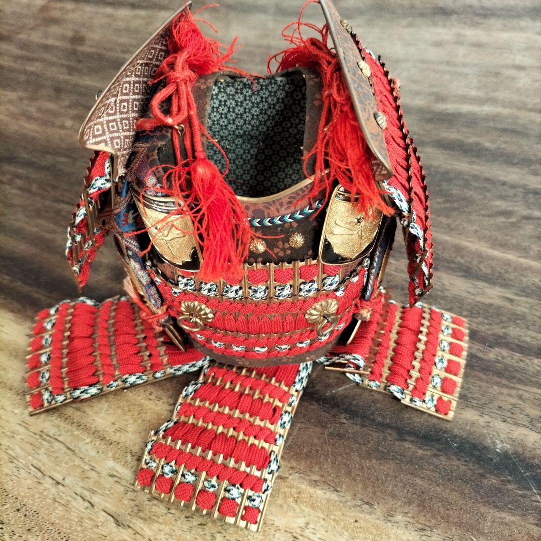 鎧兜 赤 蜻蛉 箱有 L108875917 - 子どもの日最 安値