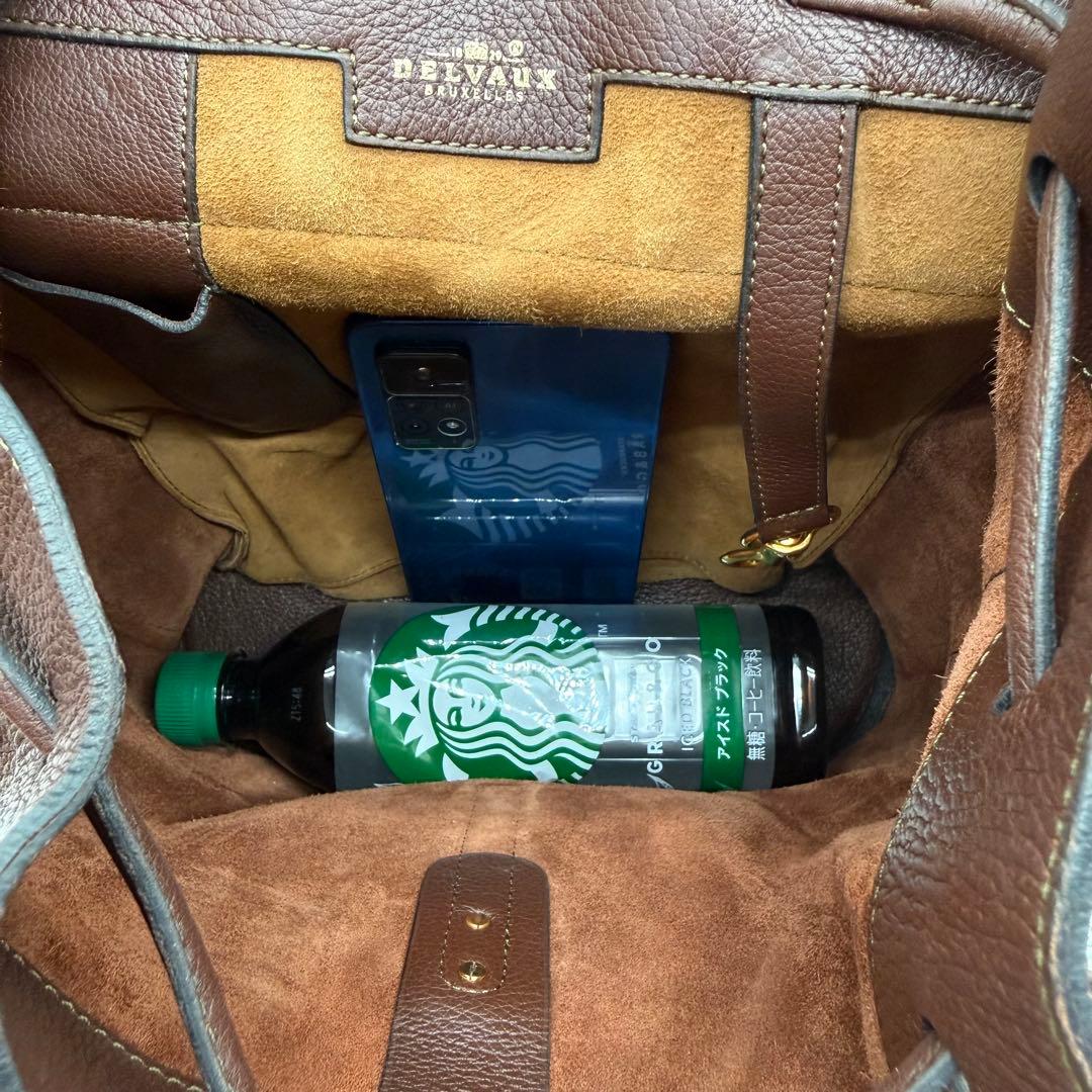 DELVAUX デルヴォー カーフ レザー 本革 リュックサック バックパック