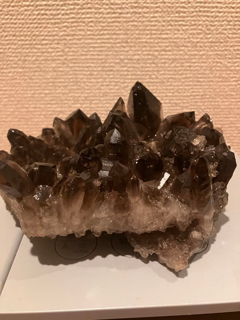 アーカンソー産スモーキークォーツ　両面クラスター アーカンソー産スモーキークォーツ 両面クラスター アーカンソー産