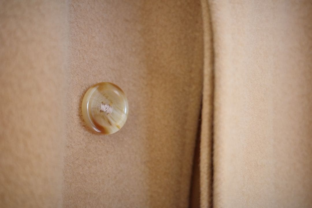 希少】1980' Burberry サドルショルダーウールカシミアコート - メルカリ