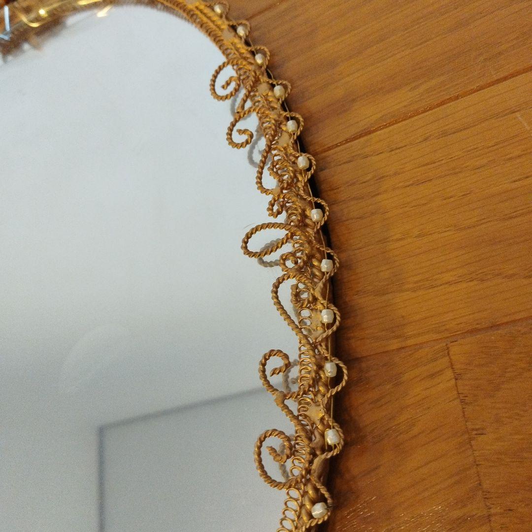 新品未使用品 IRON CLOTH 壁掛けミラー ピンク JEL-497PI - メルカリ