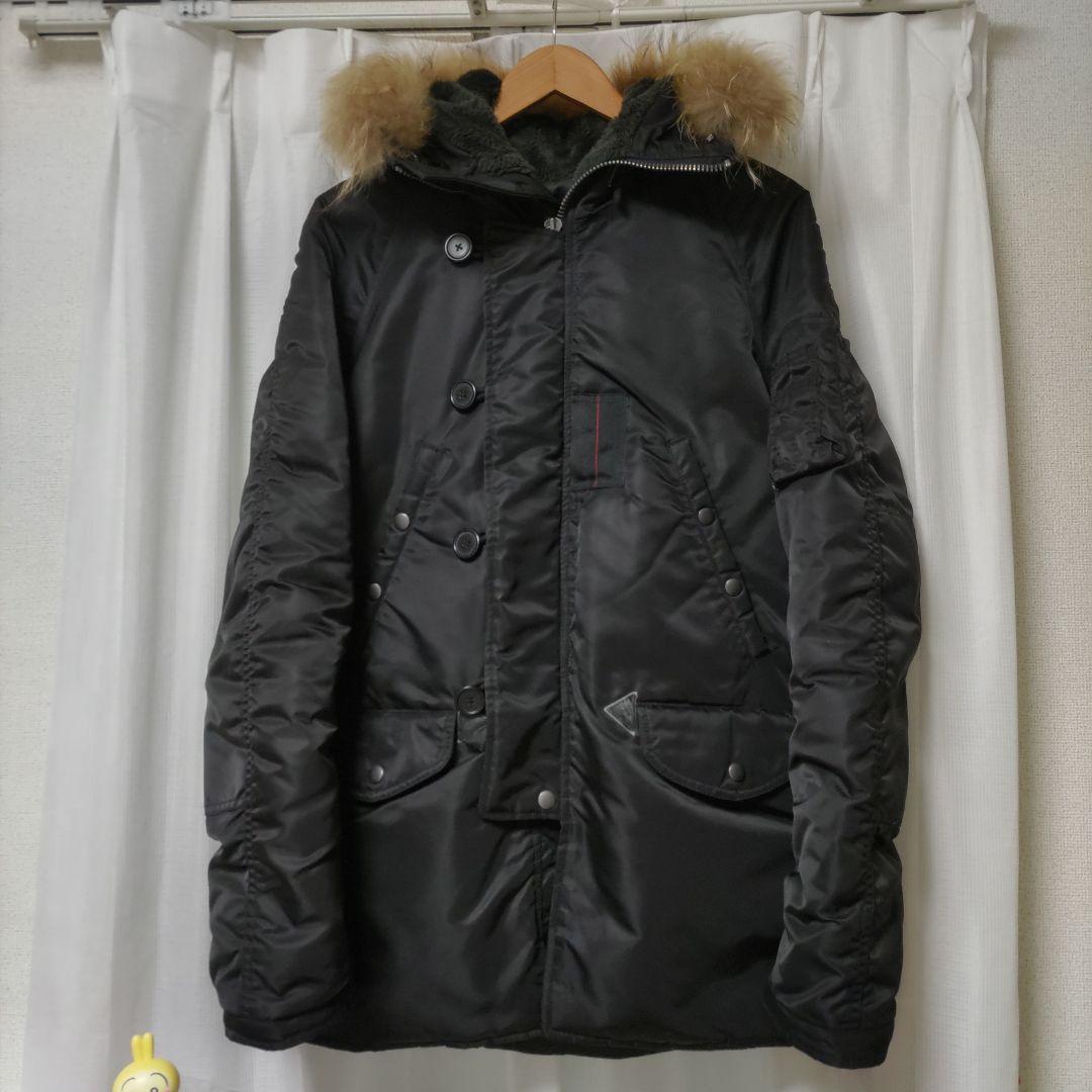 avirex N-3B ブラック タヌキファー AVIREX（アヴィレックス） 