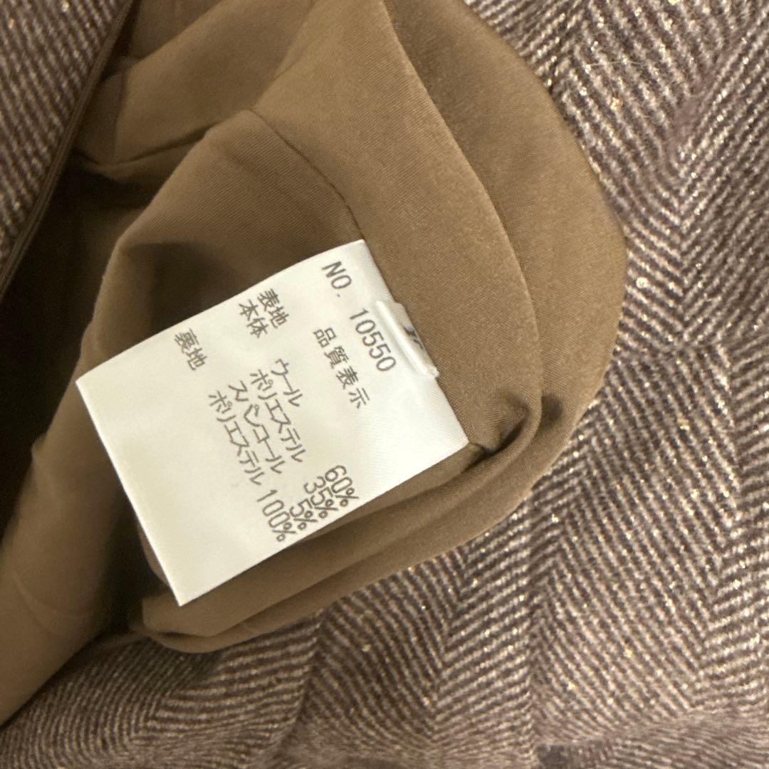 M me eme クラシカルへリンボーンミニワンピース オンライン