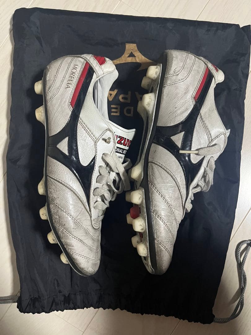 ミズノ モレリア II JAPAN ショートタン/ノーマルステッチ　25.5cm