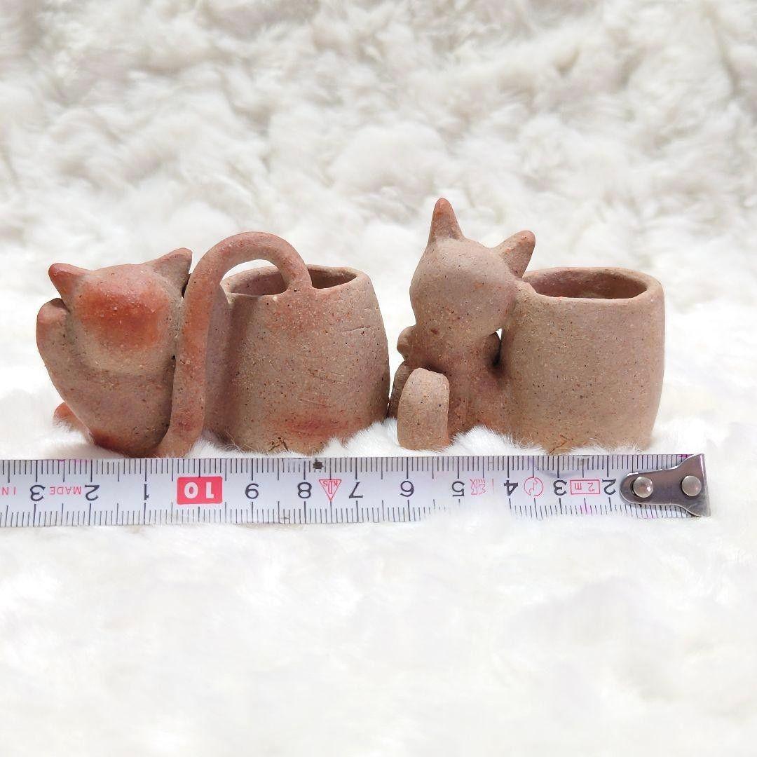 2509】犬猫セット…備前焼 - メルカリ