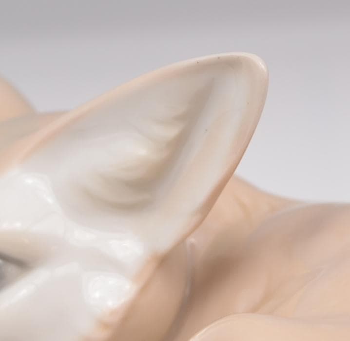 灰色ギツネ ＃1065 ☆リヤドロ スペイン ポーセリン 光沢仕上