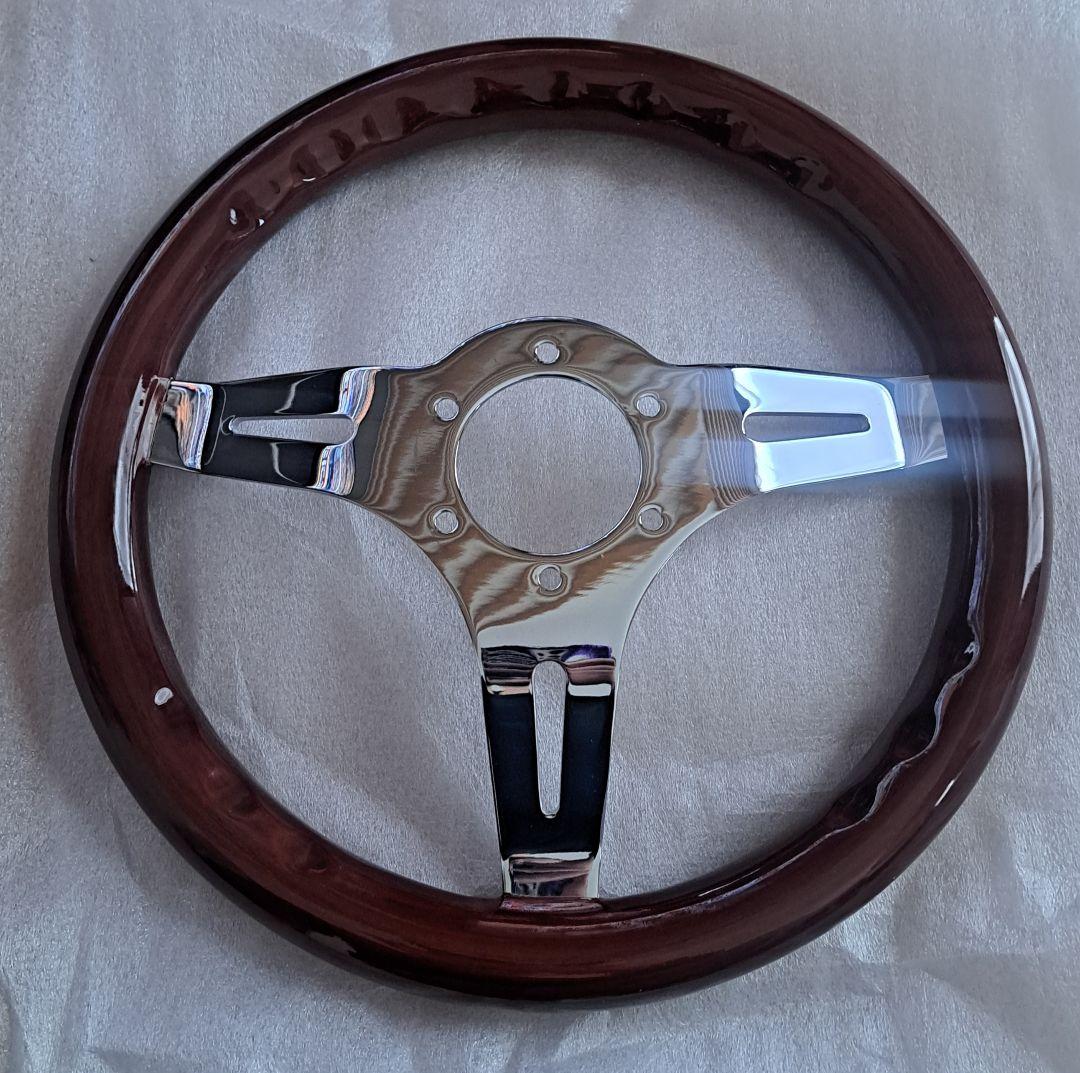 美品 小径ステアリング旧車 街道レーサー 当時物 イタリア製 OBA