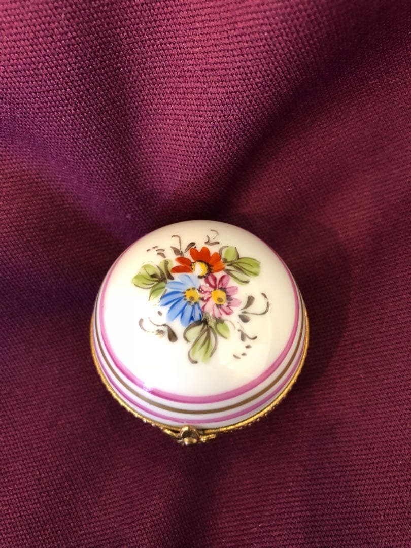 リモージュボックス マフィン③ チョコレート フランス製 小物入れ