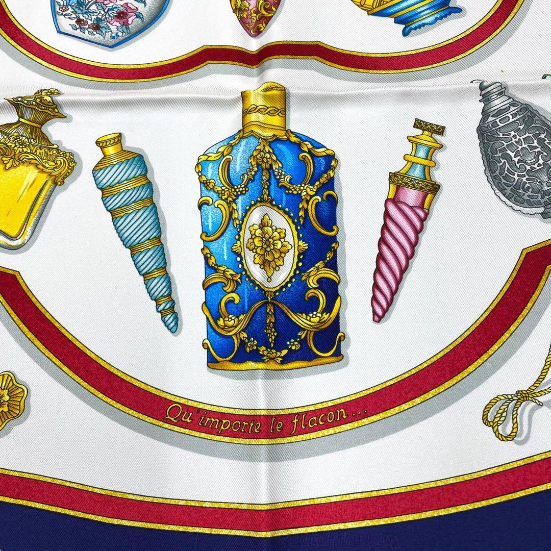 HERMES エルメス☆シルクスカーフ 香水瓶デザイン