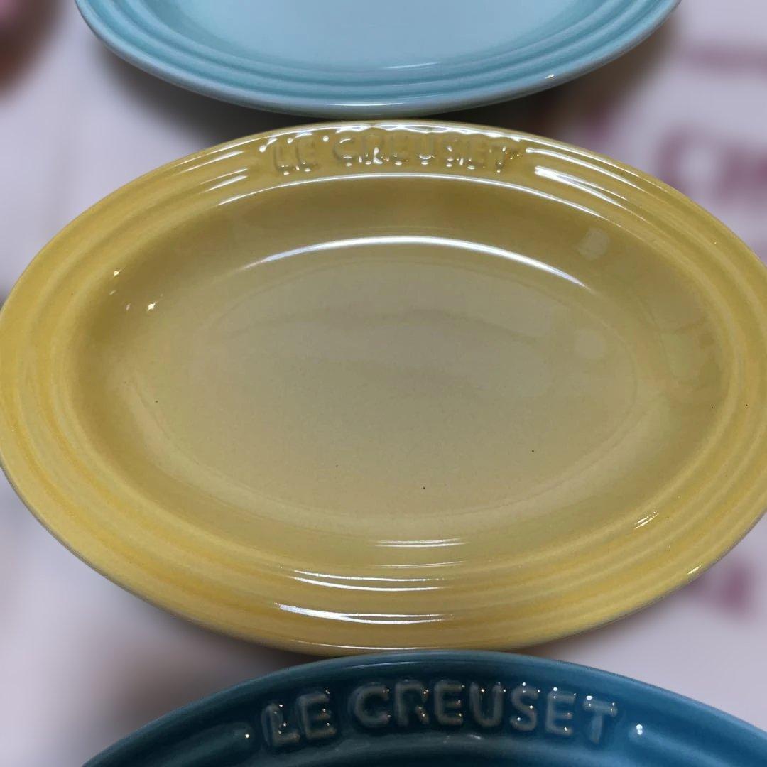 《新品》LE CREUSET ミニオーバルプレート 10枚セット