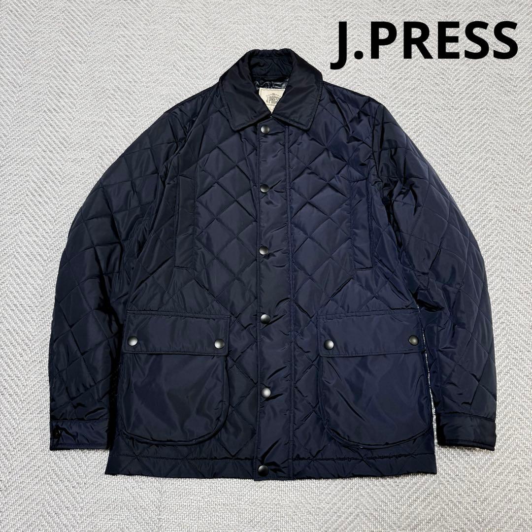 美品 ジェイプレス リモンタ社 キルティング 中綿 ジャケット コート